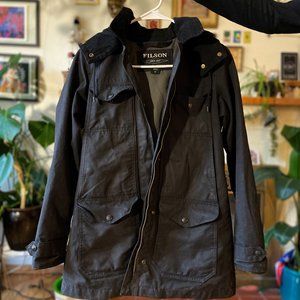 Filson Women's Moorcroft Waxed Cotton Rain Jacket